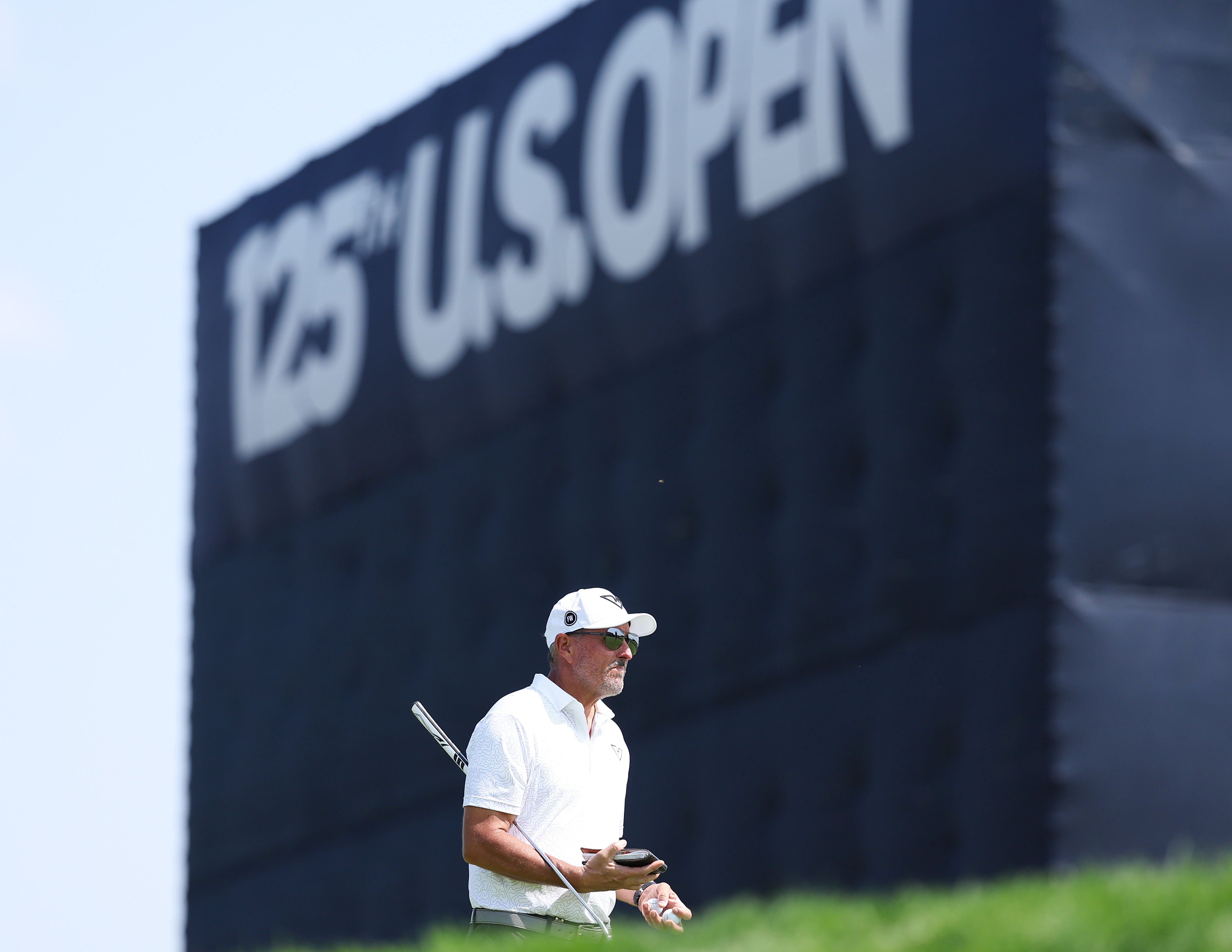 Phil Mickelson practices ahead of the US Open 2025 (Image Source: Imagn)